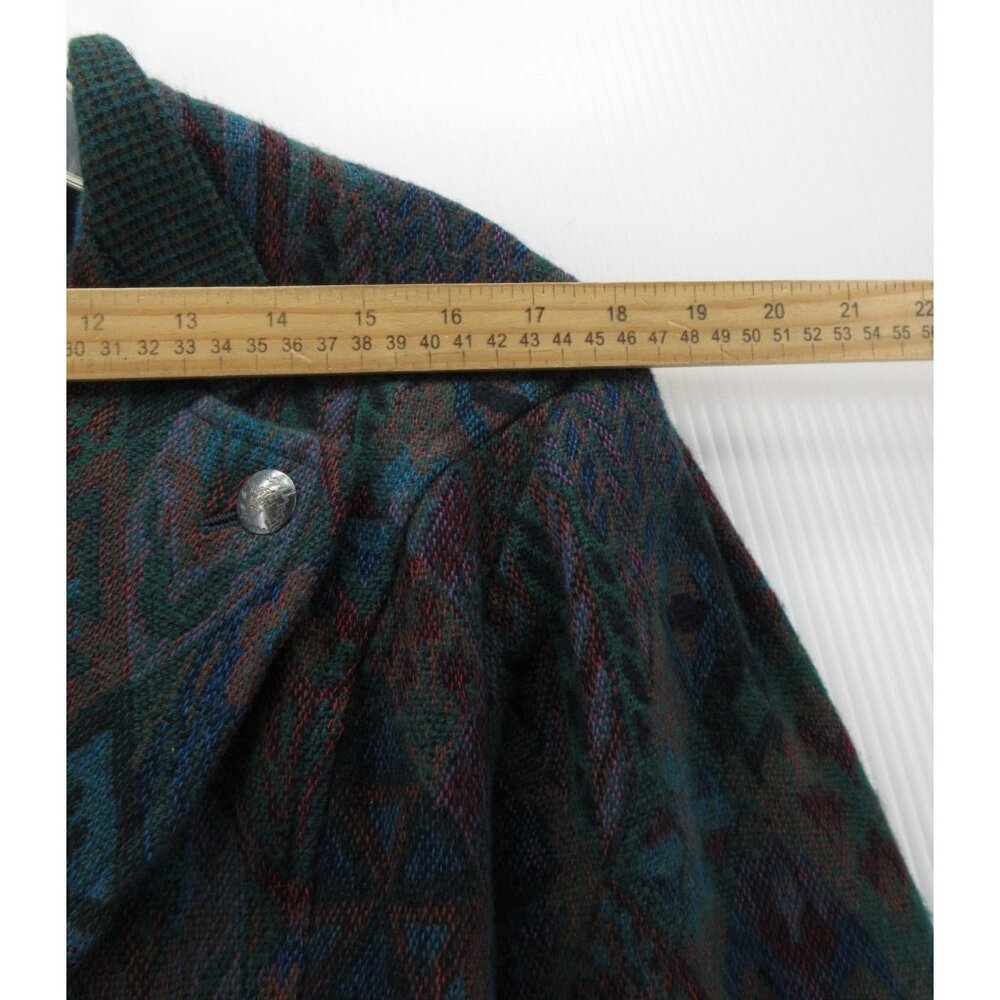 VINTAGE Geiger Blazer 38 Wool Geometric Southwestern Aztec Large - Picture 9 of 16